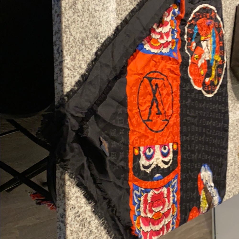 Louis Vuitton Kansai Yamamoto Kabuki Scarf 2018